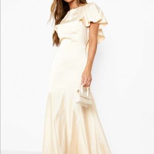 Satin maxi dress